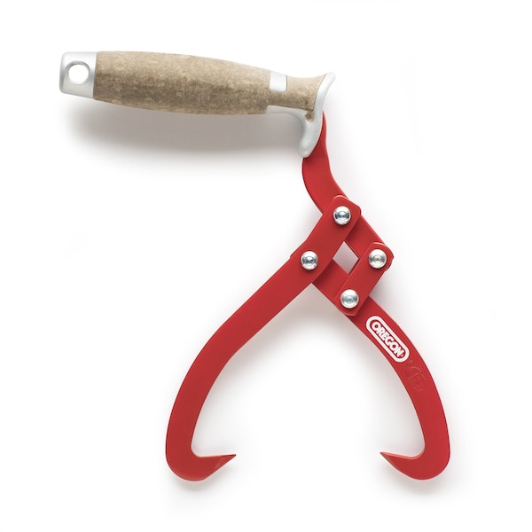 Lifting Tong, 180mm Jaw Opening with Non-Slip Ergonomic Leather Handle